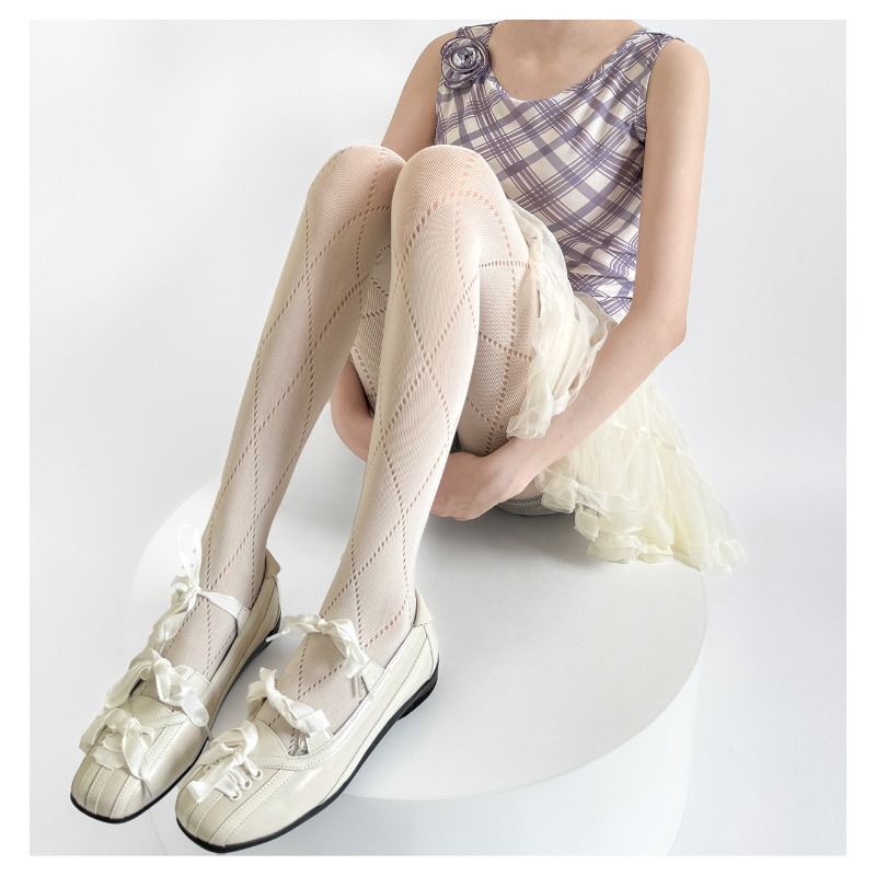 Women's Vintage Diamond Mesh T - Tights Pantyhose Sheer 评论和价格