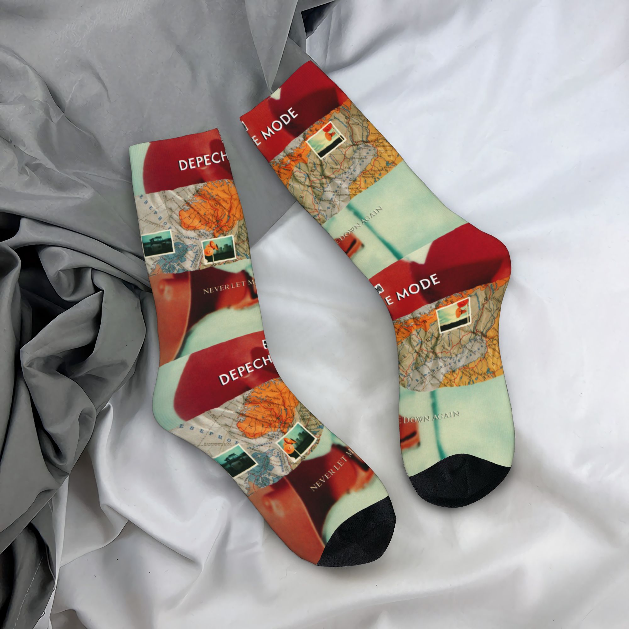 Custom D-Depeche Cool Mode Ele - Dress Sock Men 评论和价格