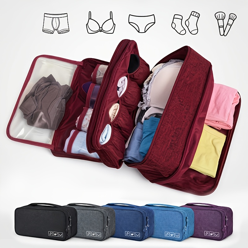 1 PCS Portable Foldable Travel - Sock Organizer Tray 评论和价格