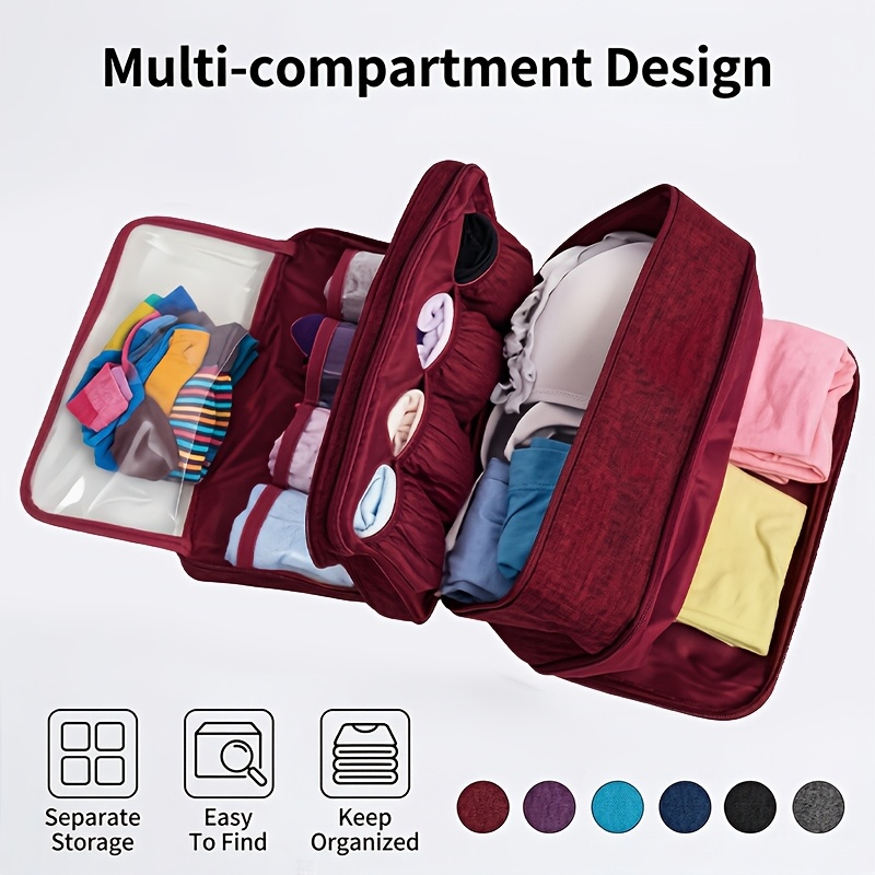1 PCS Portable Foldable Travel - Sock Organizer Tray 评论和价格