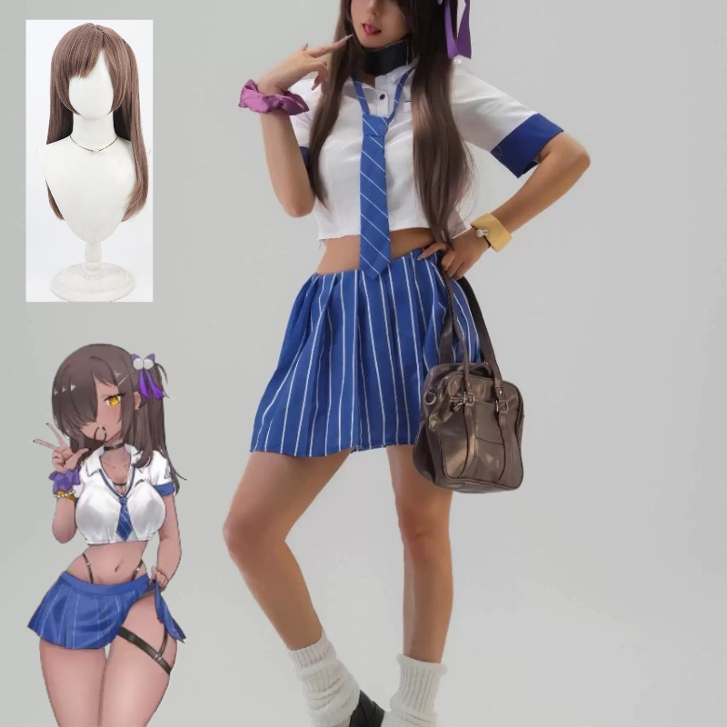 Naga Cosplay Costume JK Unifor - Knee High Sock Women 评论和价格