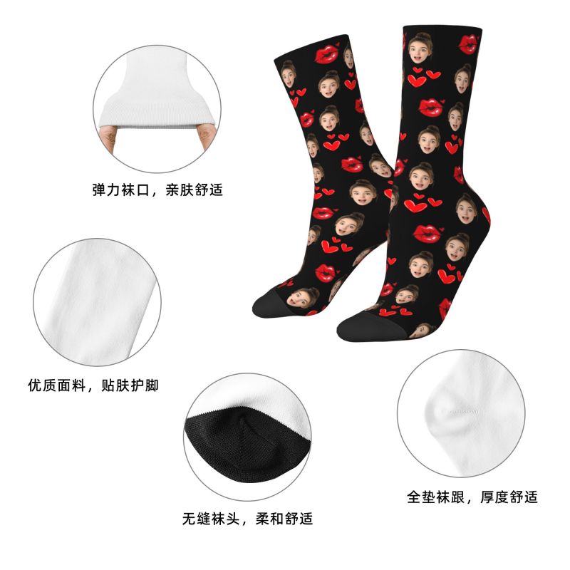 Custom Novelty Mens Personaliz - Dress Sock Men 评论和价格