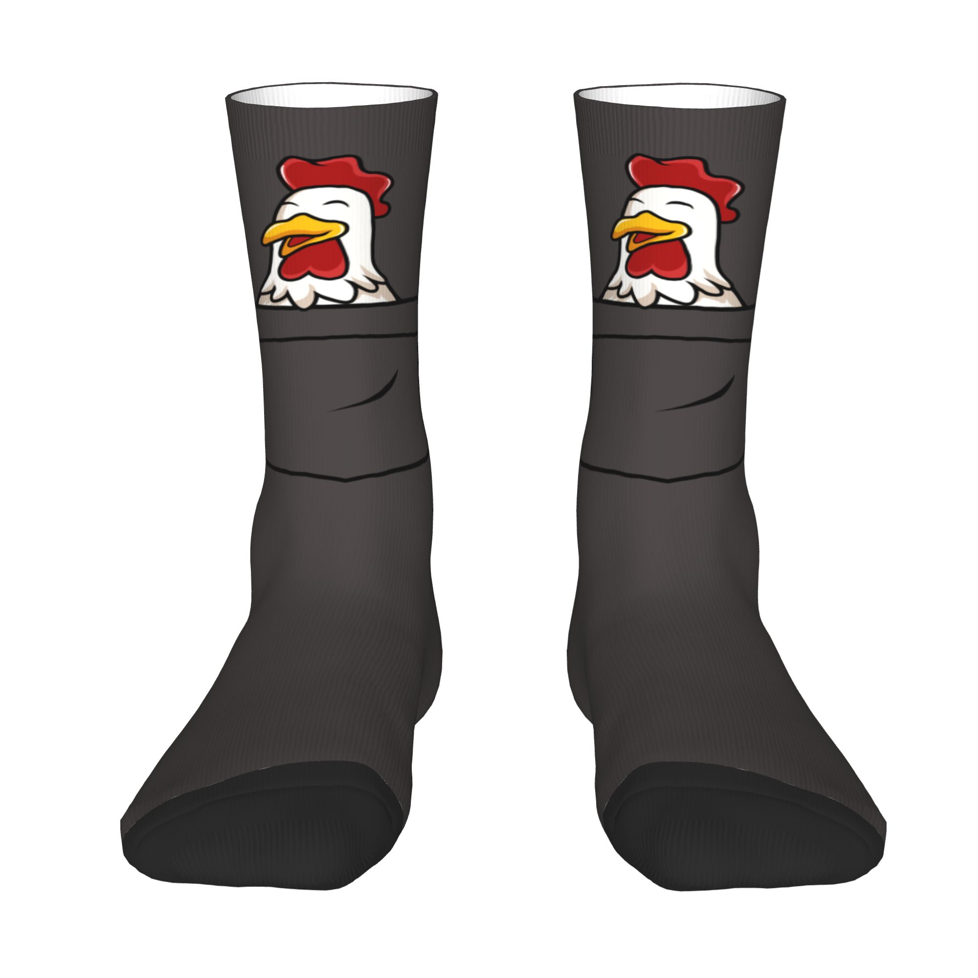 Custom Pocket Animal Rooster M - Dress Sock Men 评论和价格