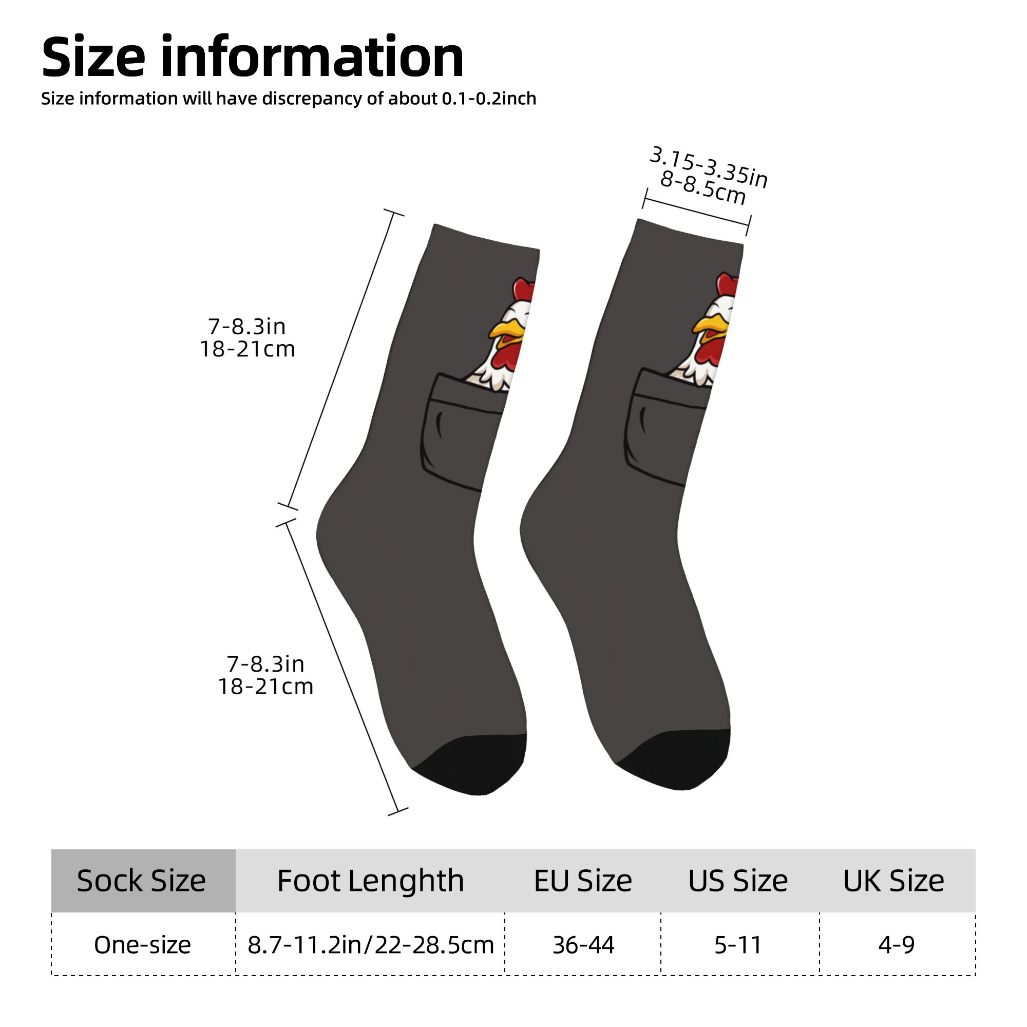 Custom Pocket Animal Rooster M - Dress Sock Men 评论和价格